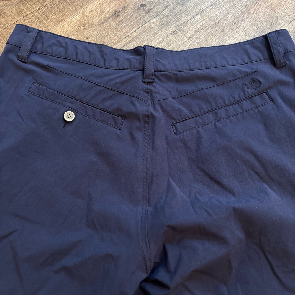 Southern Tide Navy Men's Flat Front Shorts Golf Resort Outdoor Size 36? - Picture 6 of 13